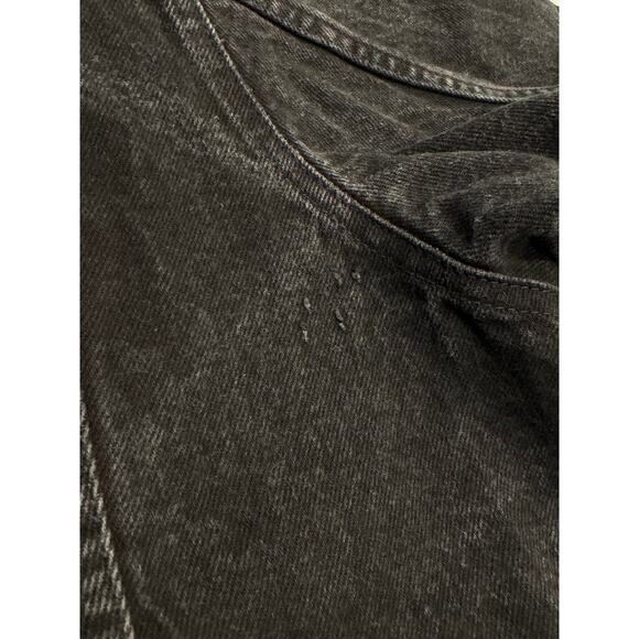 VTG Lee Men's Hard Rock Cafe Honolulu Trucker Jacket XL Black Denim Embroidered - Picture 10 of 11